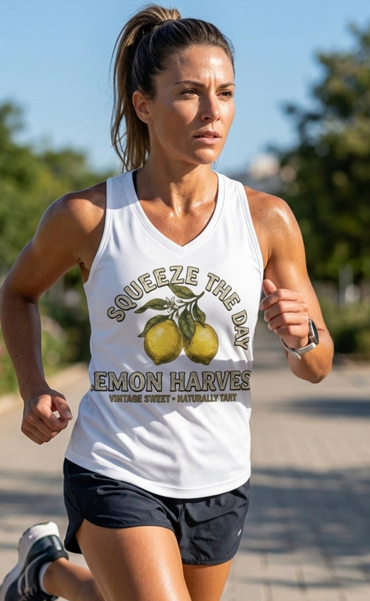 Vintage "Squeeze the Day" Lemon Graphic Tee