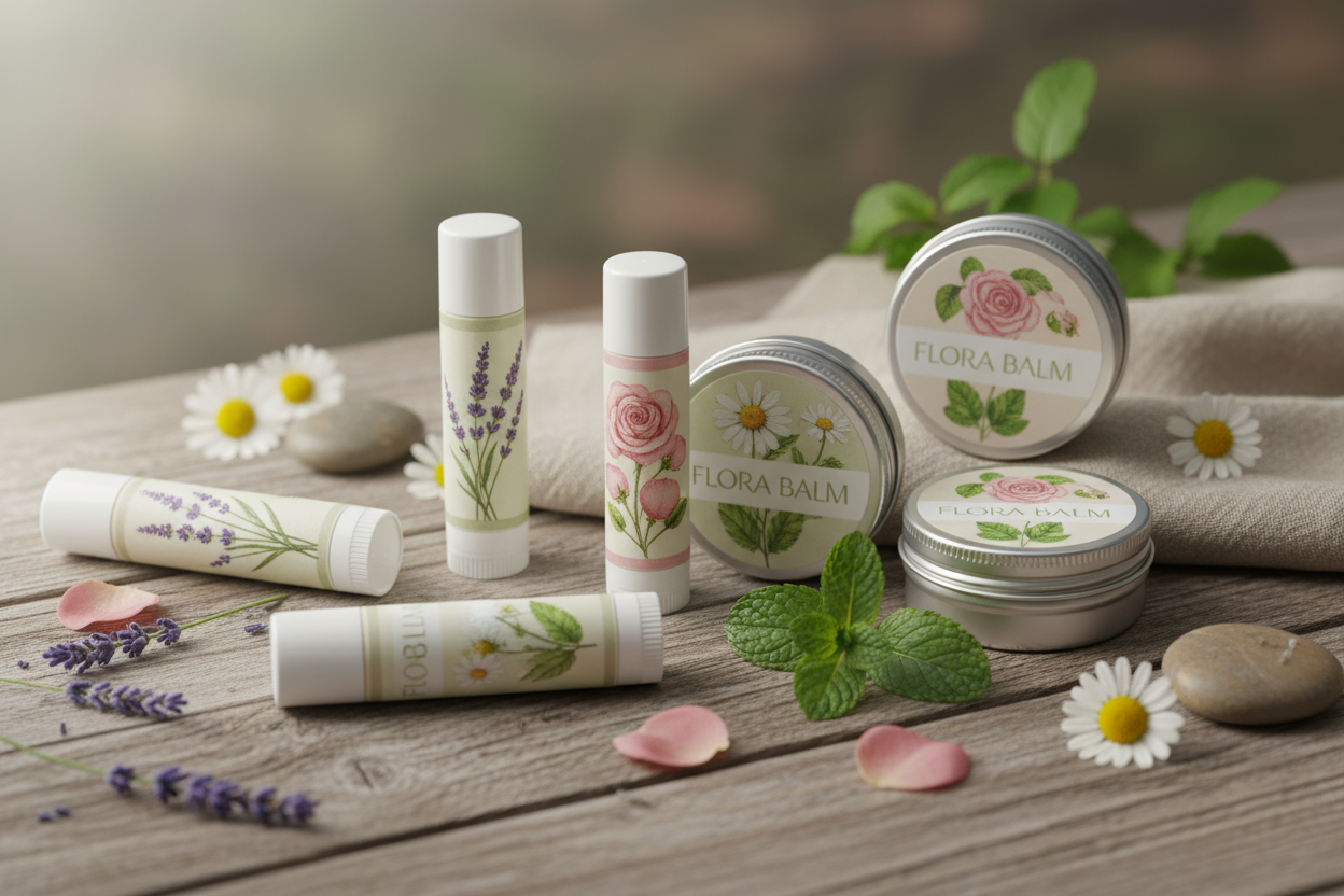 botanical lip balms