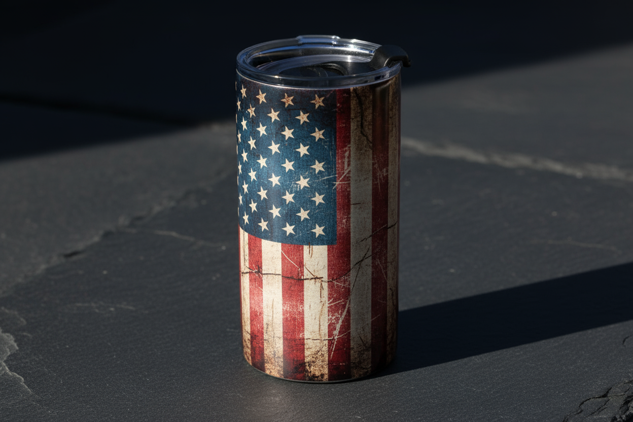 masculine sublimated 20 oz tumbler
