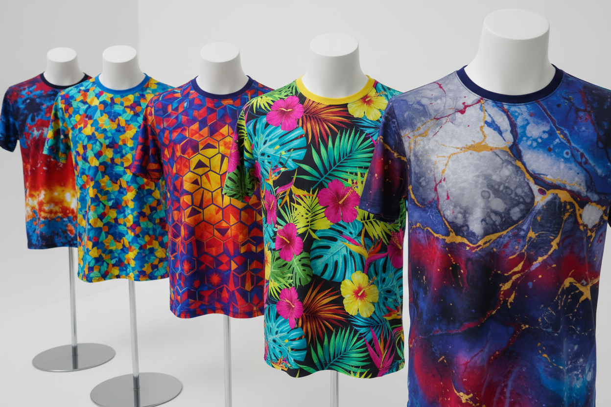 sublimated designed t shirts